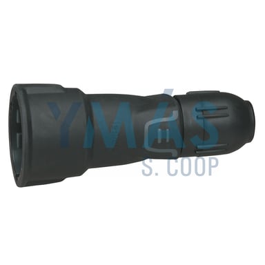 BASE MOVIL 2P+T 16A CAUCHO CON PRENSAESTOPA