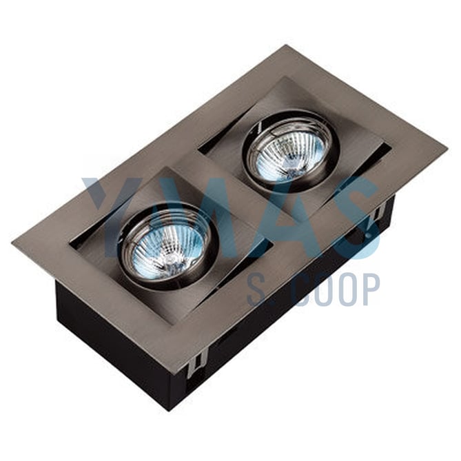 SPOT HALOGENO EMPOTRAB. C/LAMP GU10 2UND