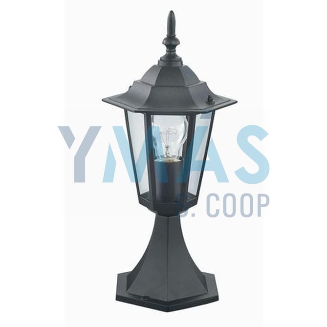 FAROL SOBREMURO 60W-E27 NEGRO ORLANDO
