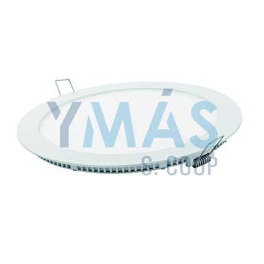 DOWNLIGHT LED REDONDO BLANCO PLANO 18W LUZ CALIDA