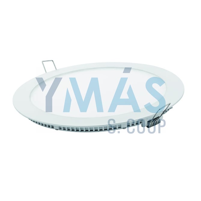 DOWNLIGHT LED REDONDO BLANCO PLANO 18W LUZ CALIDA
