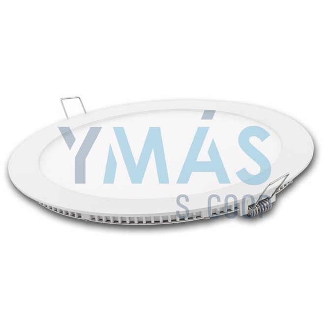 DOWNLIGHT LED REDONDO BLANCO PLANO 18W LUZ FRIA