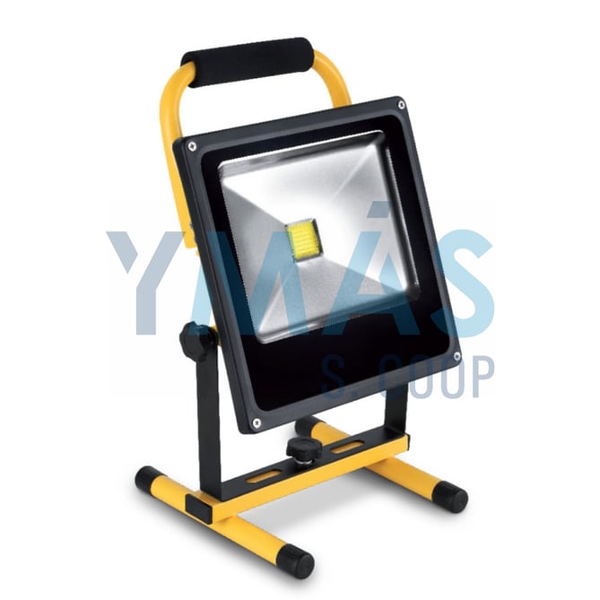 PROYECTOR LED PLANO 20W BATERIA 1200 LUMENS IP65