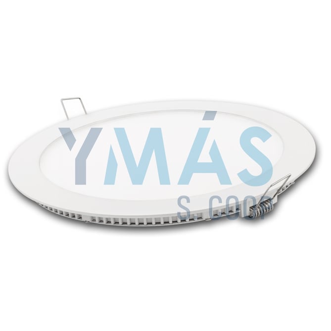 DOWNLIGHT LED REDONDO BLANCO PLANO 24W LUZ FRIA
