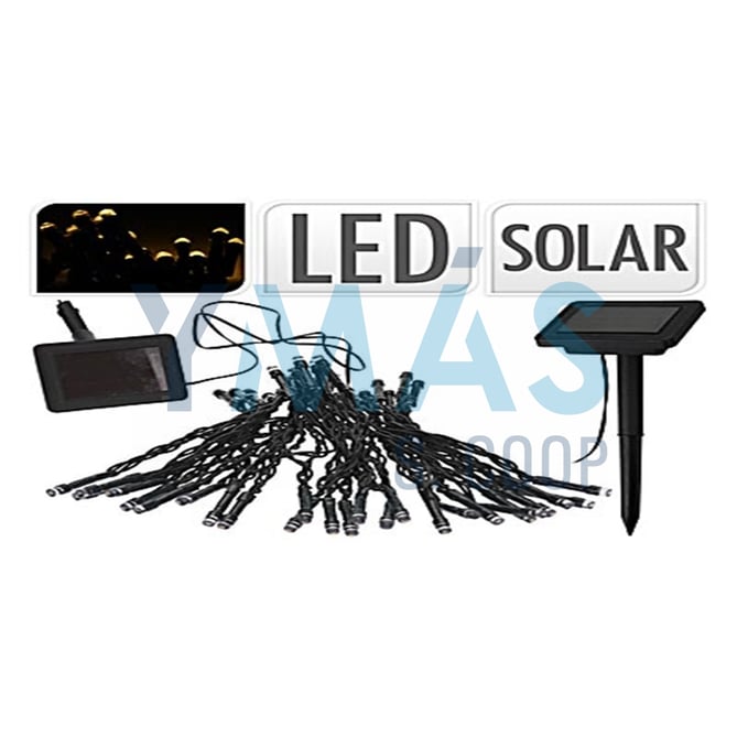 BALIZA SOLAR LED CHAIN NEGRO