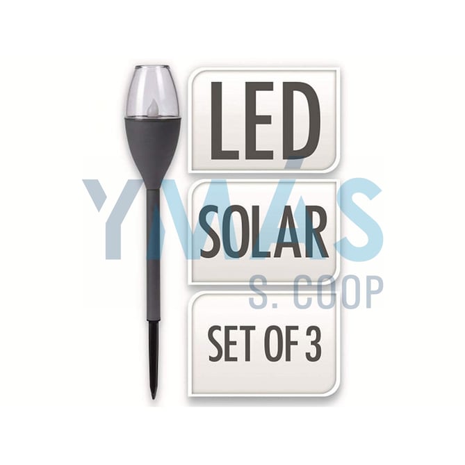SET 3 PINCHOS SOLARES 38CM