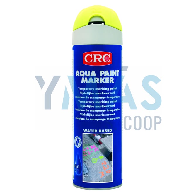 SPRAY AQUA PAINT MARKER AMARILLO FLUOR 500ML