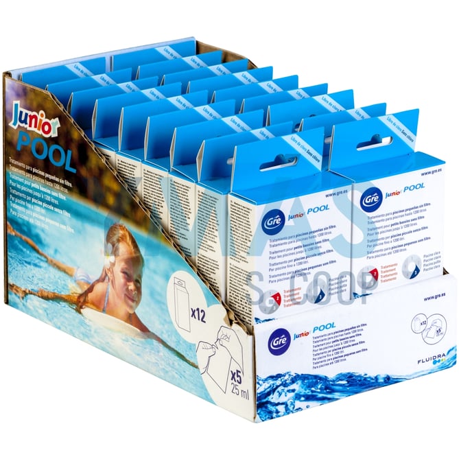 TRATAMIENTO PISCINAS INFANTILES S/FILTRADO 5X25 ML