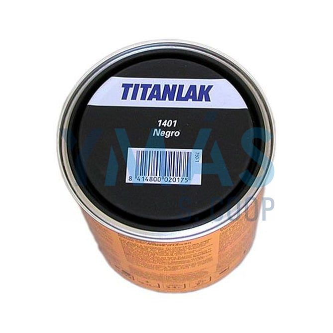 TITANLAK ESMALTE SATINADO NEGRO 750