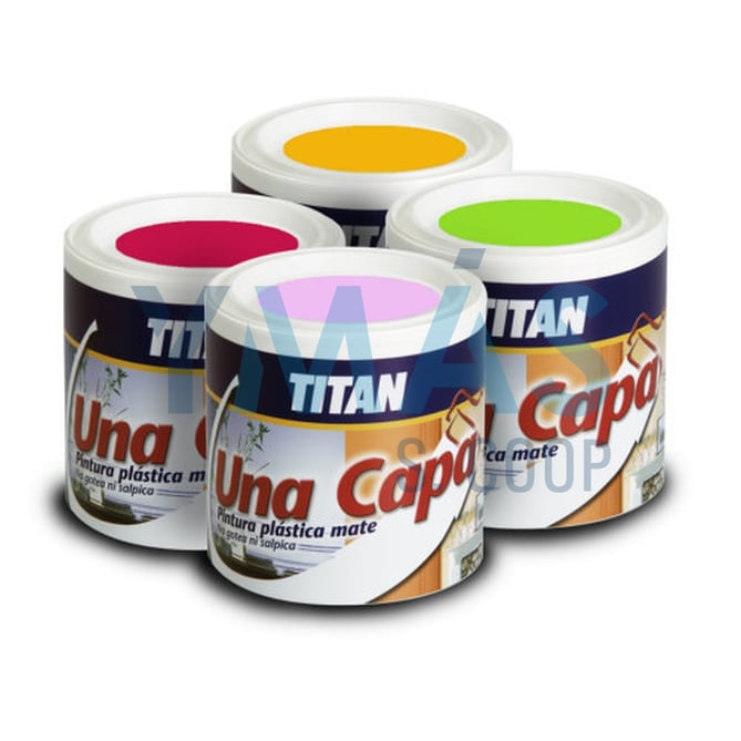 PINTURA UNA CAPA MATE VERDE 750ML