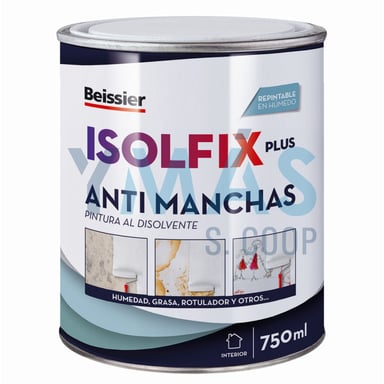 PINTURA ANTIMANCHAS ISOLFIX PLUS 750ML