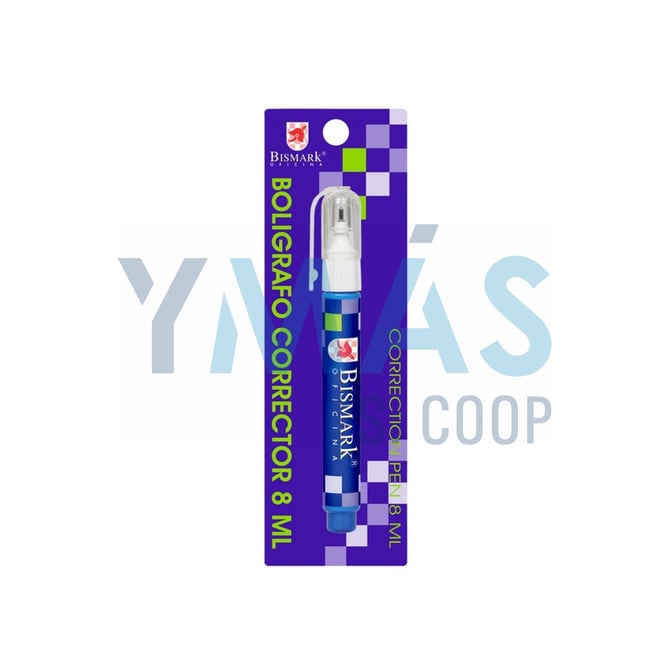 CORRECTOR BOLIGRAFO BISMARK 8ML