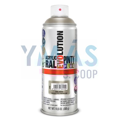 PINTURA SPRAY ACRILICA RAL 9006 PLATA 400ML