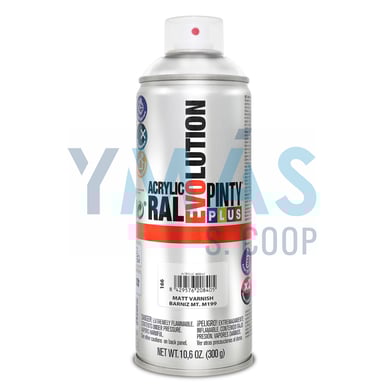 PINTURA SPRAY ACRILICA BARNIZ MATE 400ML