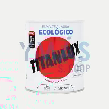 ESMALTE ACRILICO ECOLOGICO BLANCO SATINADO 750ML
