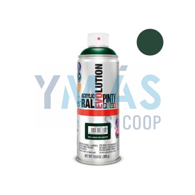PINTURA SPRAY ACRILICA RAL 6009 VERDE 400ML