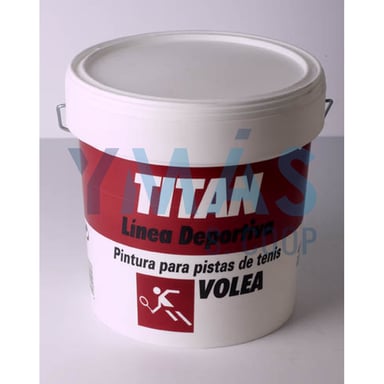 PINTURA PISTAS DE TENIS VOLEA ROJO 4L