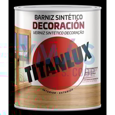 BARNIZ SINTETICO SATINADO CAOBA 750ML