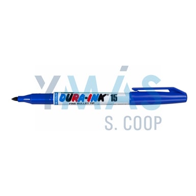 ROTULADOR DE TINTA PUNTA FINA DURA-INK 15 AZUL