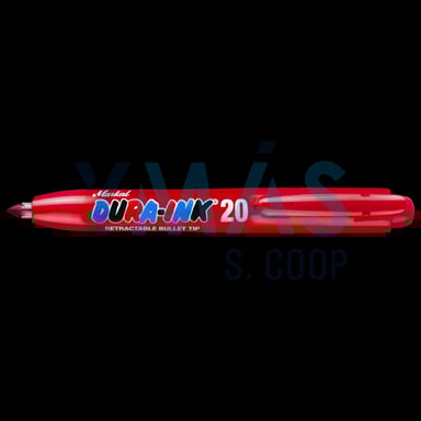 ROTULADOR TINTA RETRACTIL TINTA DURA-INK 20 ROJO