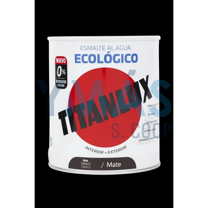 ESMALTE ACRILICO ECOLOGICO TABACO MATE 750ML