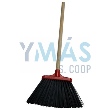 CEPILLO ESCOBA PVC RIGIDO C/MANGO 1.10M 26CM