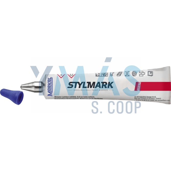 MARCADOR STYLMARK METAL AZUL 3MM