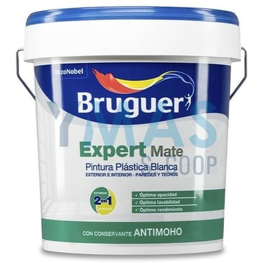 PINTURA PLAST. EXT/INT ANTIMOHO BLANCO MATE 4L