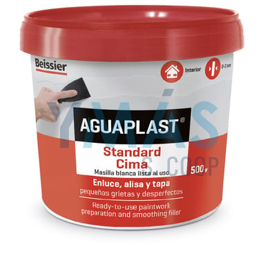 MASILLA AGUAPLAST STANDARD CIMA 500GR