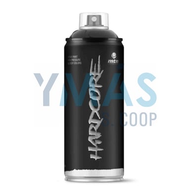 PINTURA HARDCORE NEGRO BRILLANTE SPRAY 400ML