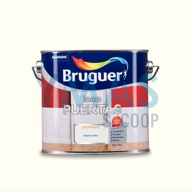 LACA PUERTAS SATINADA AL AGUA BLANCO ROTO 2.5L