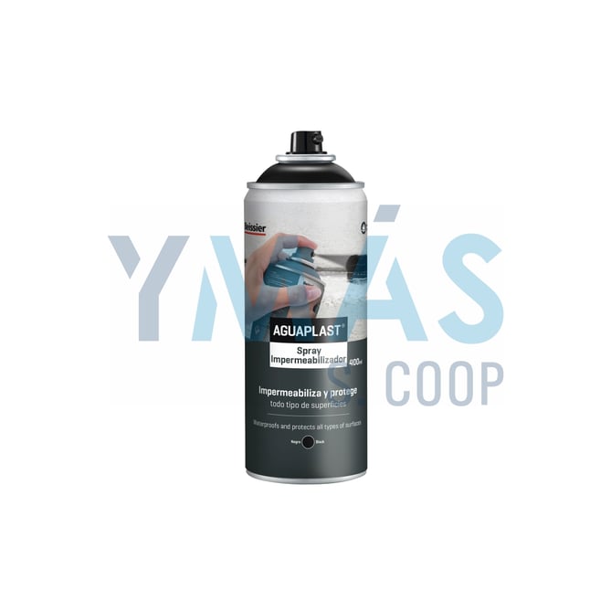 SPRAY IMPERMEABILIZADOR AGUAPLAST 400ML NEGRO