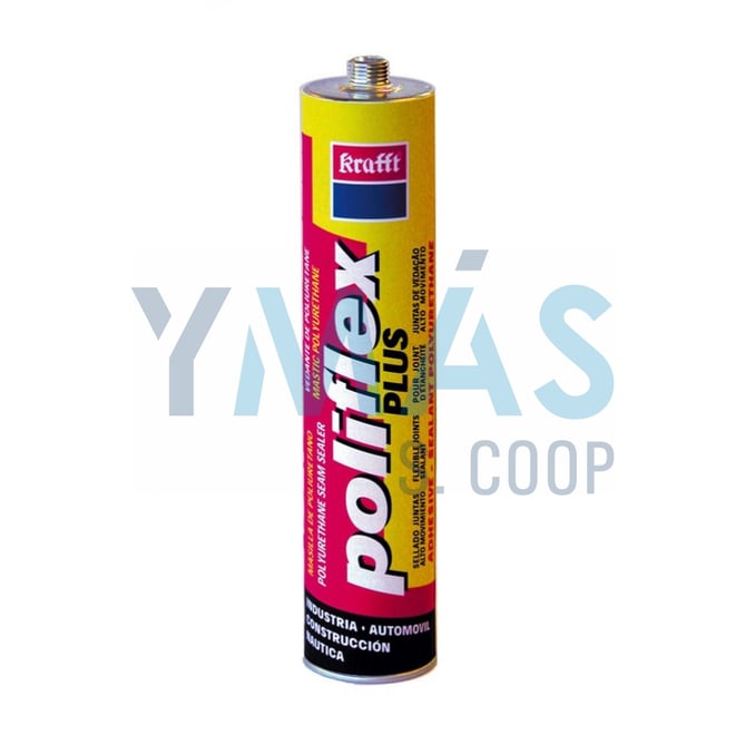 SELLADOR POLIURETANO POLIFLEX PLUS NEGRO 290ML