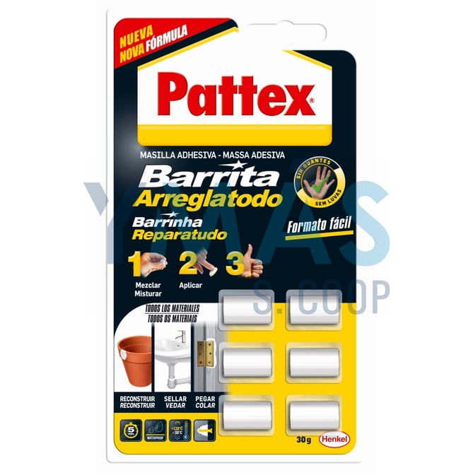 PATTEX ARREGLATODO PACK 6 DOSIS