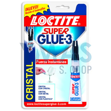 LOCTITE SUPER GLUE 3 CRISTAL 3GR