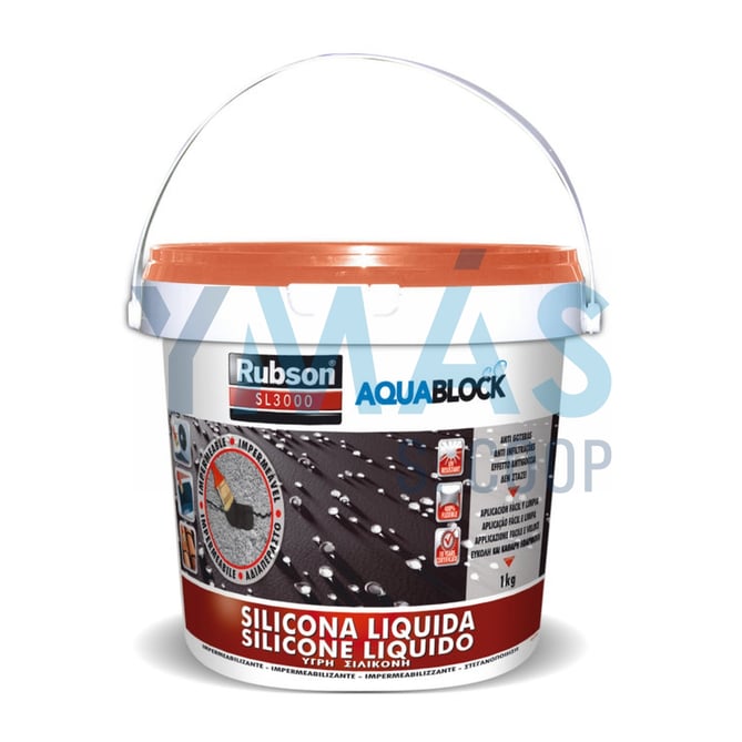 SILICONA LIQUIDA BLANCA 5KG RUBSON