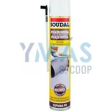 ESPUMA POLIURETANO SOUDAL CANULA 750ML