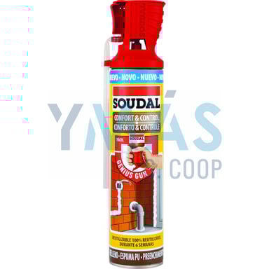 ESPUMA POLIURETANO COMFORT CONTROL GENIUS 600ML