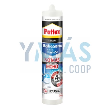 SILICONA PATTEX NO MAS MOHO 280ML TRANSPARENTE