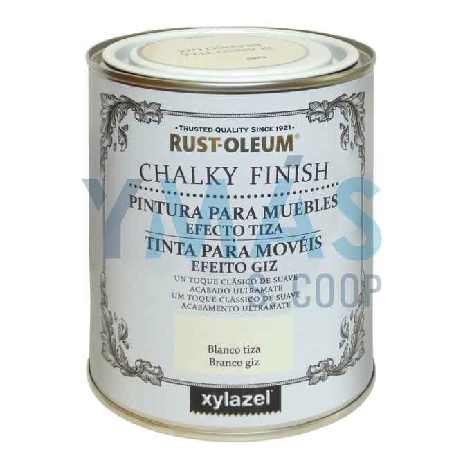 PINTURA PARA MUEBLES CHALKY CREMA 750ML