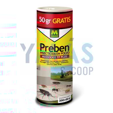INSECTICIDA PREBEN TALQUERA USO DOMESTICO 250GR