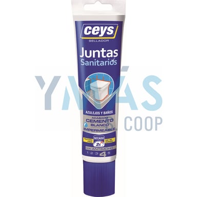 SILICONA TOP JUNTAS BAÑOS Y AZULEJOS BLANCO 125 M