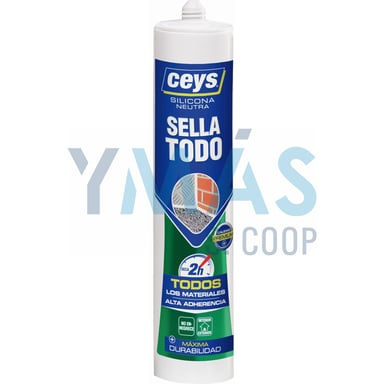 SILICONA SELLATODO TRANSLUCIDA CARTUCHO 280ML