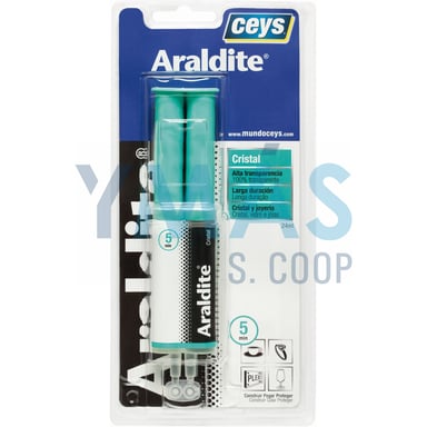 ARALDIT CRISTAL JERINGA TRANSPARENTE 24ML
