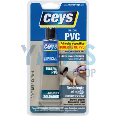 ADHESIVO ESPECIAL TUBERIAS PVC 70ML