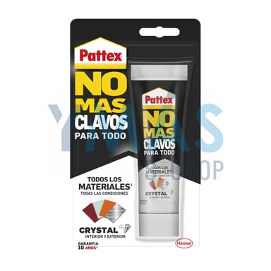 PATTEX NO MAS CLAVOS PARA TODO CRISTAL 90GR