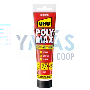 MASILLA POLY MAX EXPRESS BLANCO 165GRS