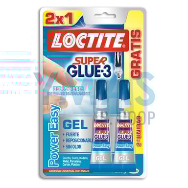 TUBO SUPER GLUE-3 3GRS POWER EASY