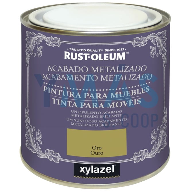 PINTURA PARA MUEBLES CHALKY METALIZADA ORO 125ML