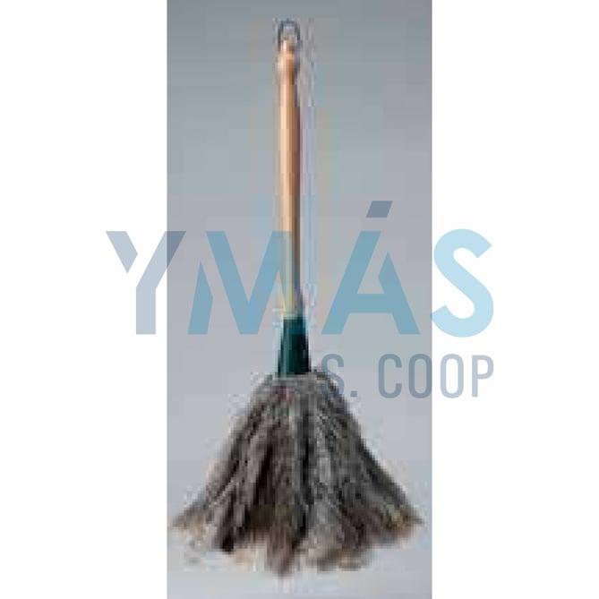 PLUMERO PLUMA AVESTRUZ M/MADERA CORTO SELECCIONADA